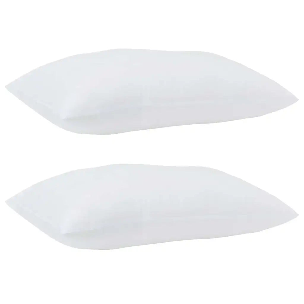 Cuscino con cuscino 2 pcs Bianco 79 x 60 x 20 cm Poliestere 42007830