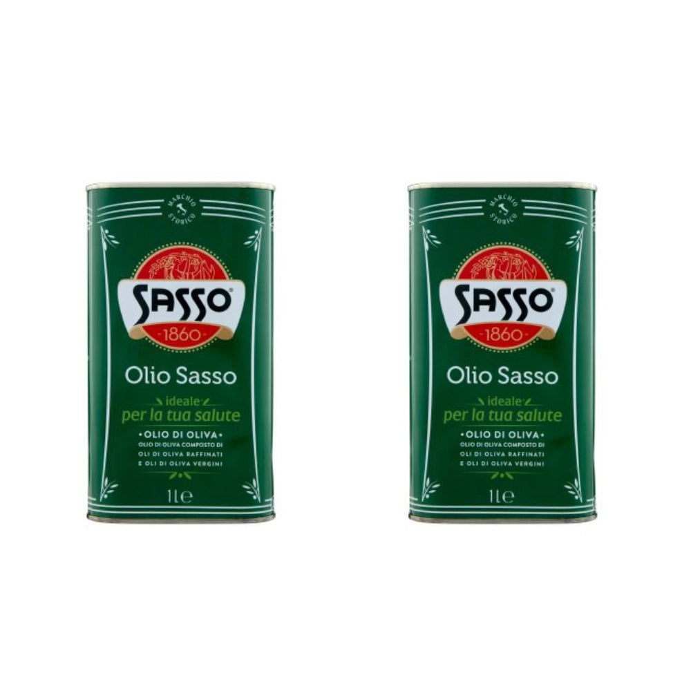 Sasso olio di oliva in latta da 1 litro