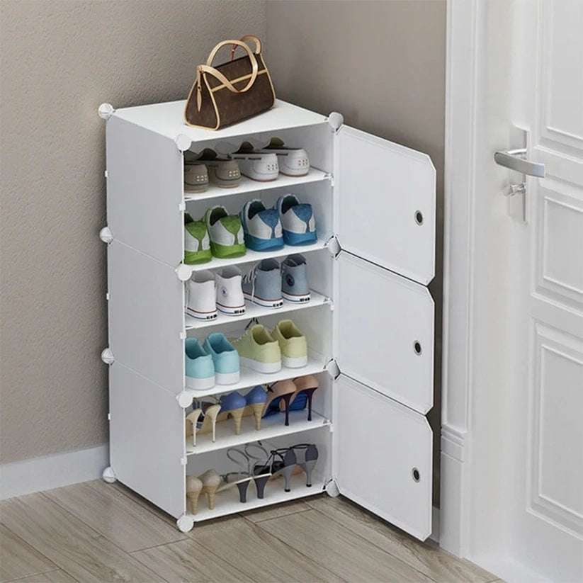 Scarpiera, bianca 44x96x32 cm
