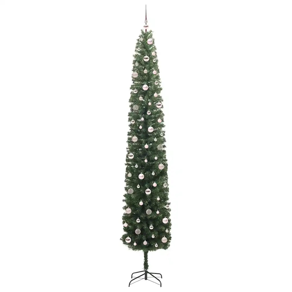 Albero di Natale artificiale con 300 LED Verde 270 cm 3394980