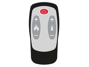 TELECOMANDO A 5 TASTI PER STUFE A PELLET - 1 pezzi NORDICA