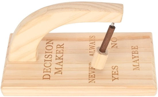 Scegli-Sistema in Legno di Quercia - Scegli-Sistema Magnetico - Selezione Creativa - Oscillatore Innovativo per Selezione - Decidere in Tempo Reale - Installazione Facile - Aiuto alla Scelta