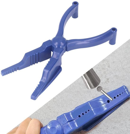 Tang da maglia di sicurezza - Nageltang - Kit di utensili per mano - Anti-spaccatura - Portatile - Materiale ABS