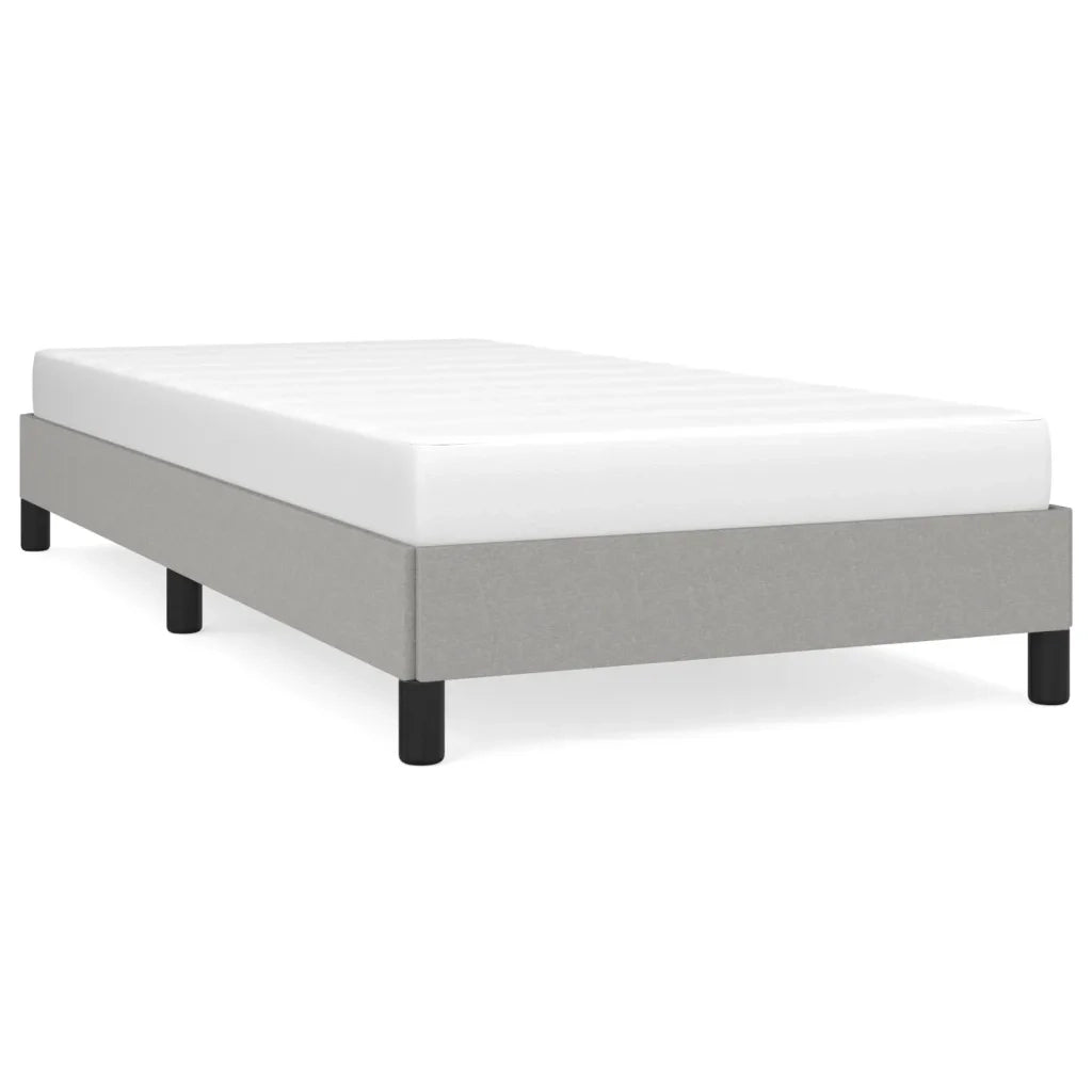 Giroletto senza Materasso Grigio Chiaro 90x200 cm Tessuto 346688
