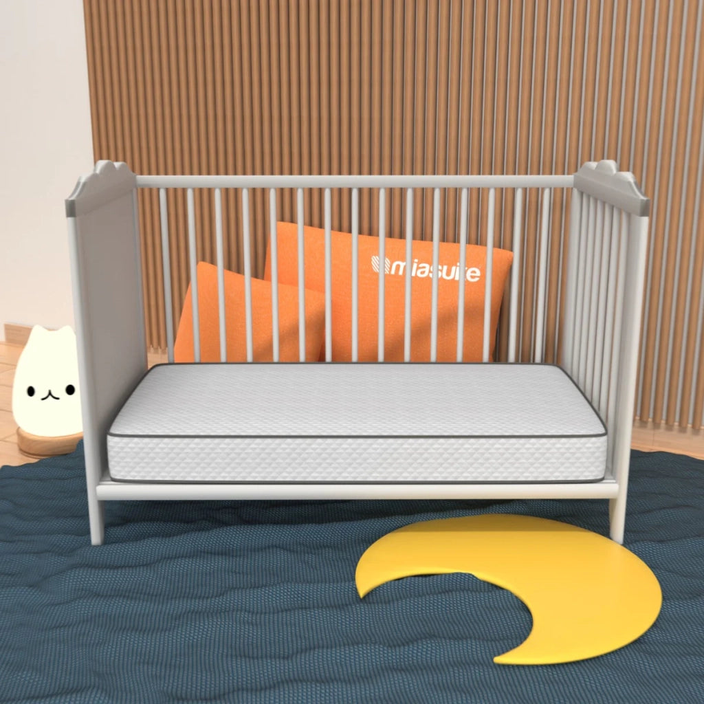 Materasso per Culla 60x120, alto 10 cm - Waterfoam, Anallergico, Antiacaro | Primavera Baby
