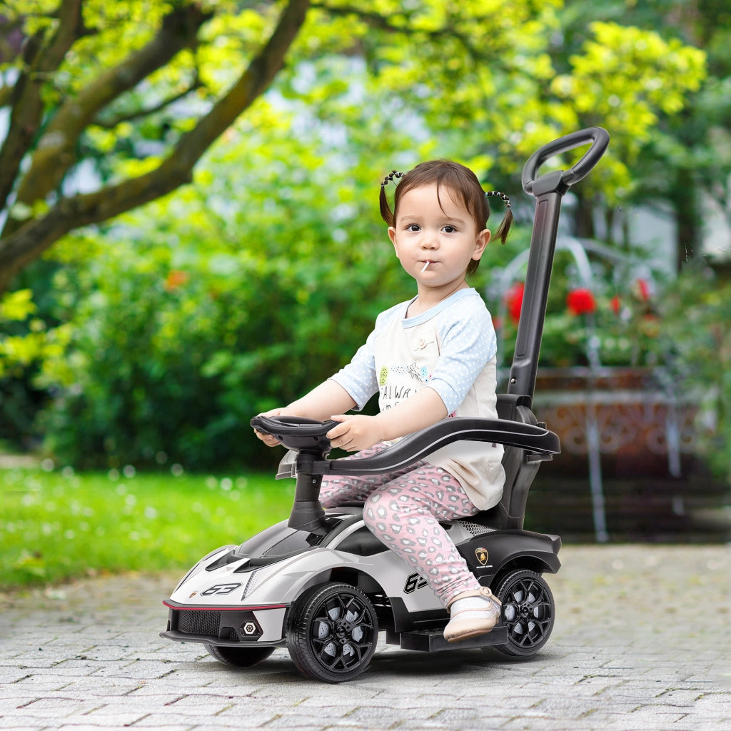 Coche Correpasillos per Bambini ¨C Minimal ¨C 86,5x40x89,5 cm Bianco e Nero