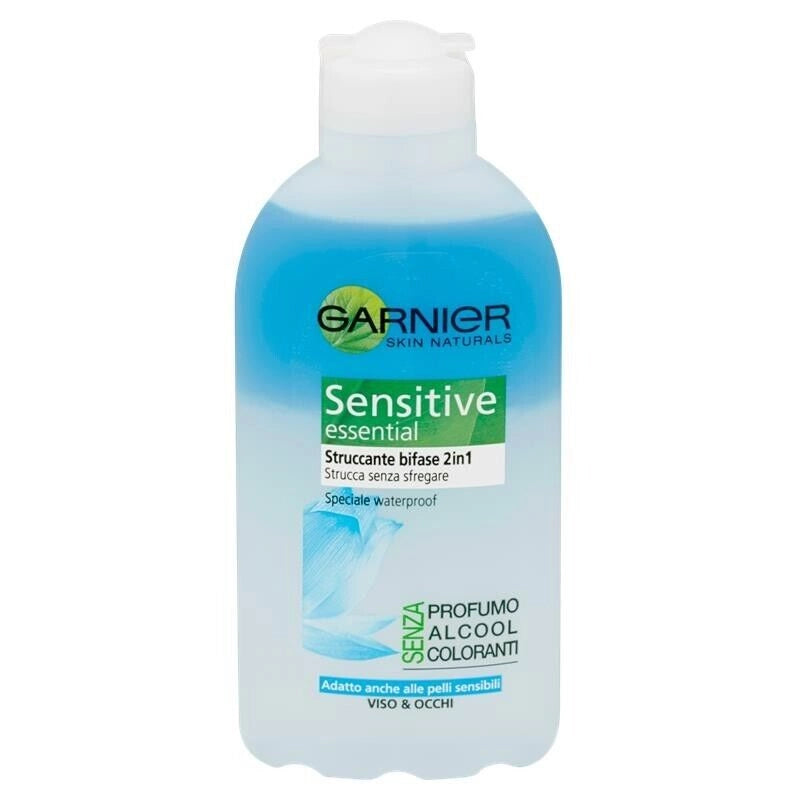 GARNIER SENSITIVE STRUCCANTE BIFASE 2 IN 1 WATERFPROOF DA 200 ML