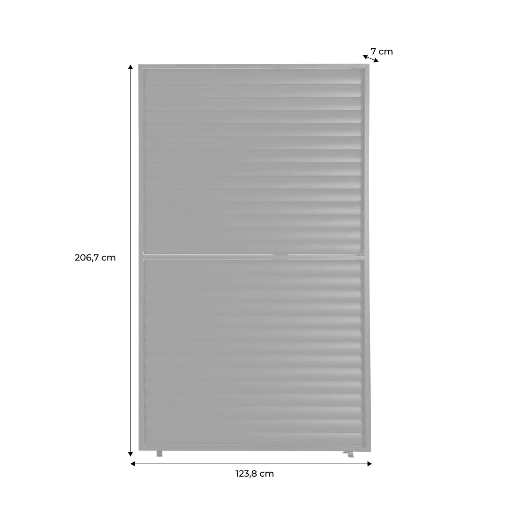 Persiana a lamelle orientabili 1.3m per pergola palace, antracite