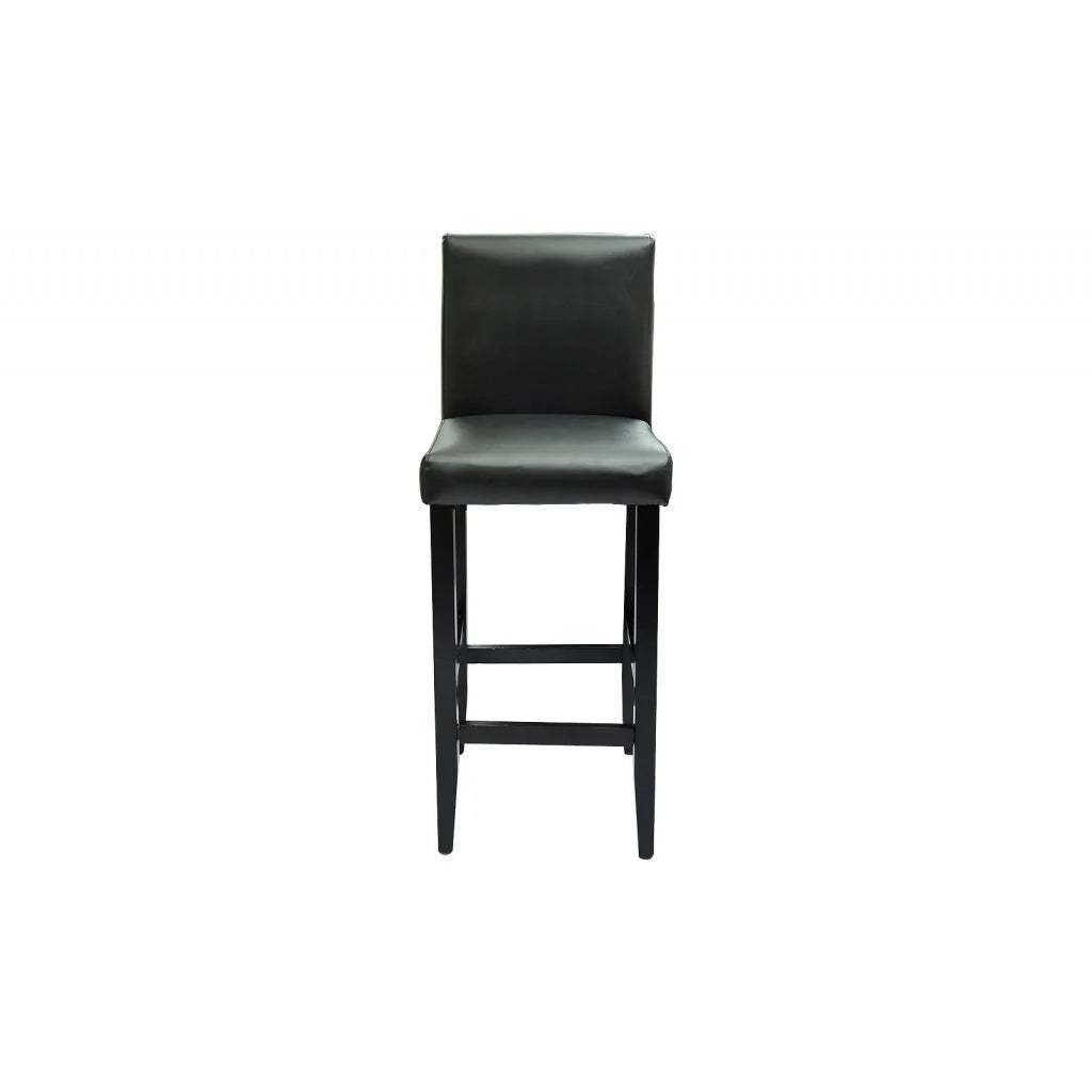 Set di 2 sgabelli da bar con tavolo alto nero 1202005