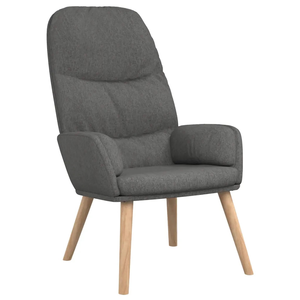 Poltrona Relax | Sedia Relax Grigio Chiaro in Tessuto