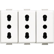 AM5180/3 - Matix Presa triplex bipasso 2P+T 10/16A