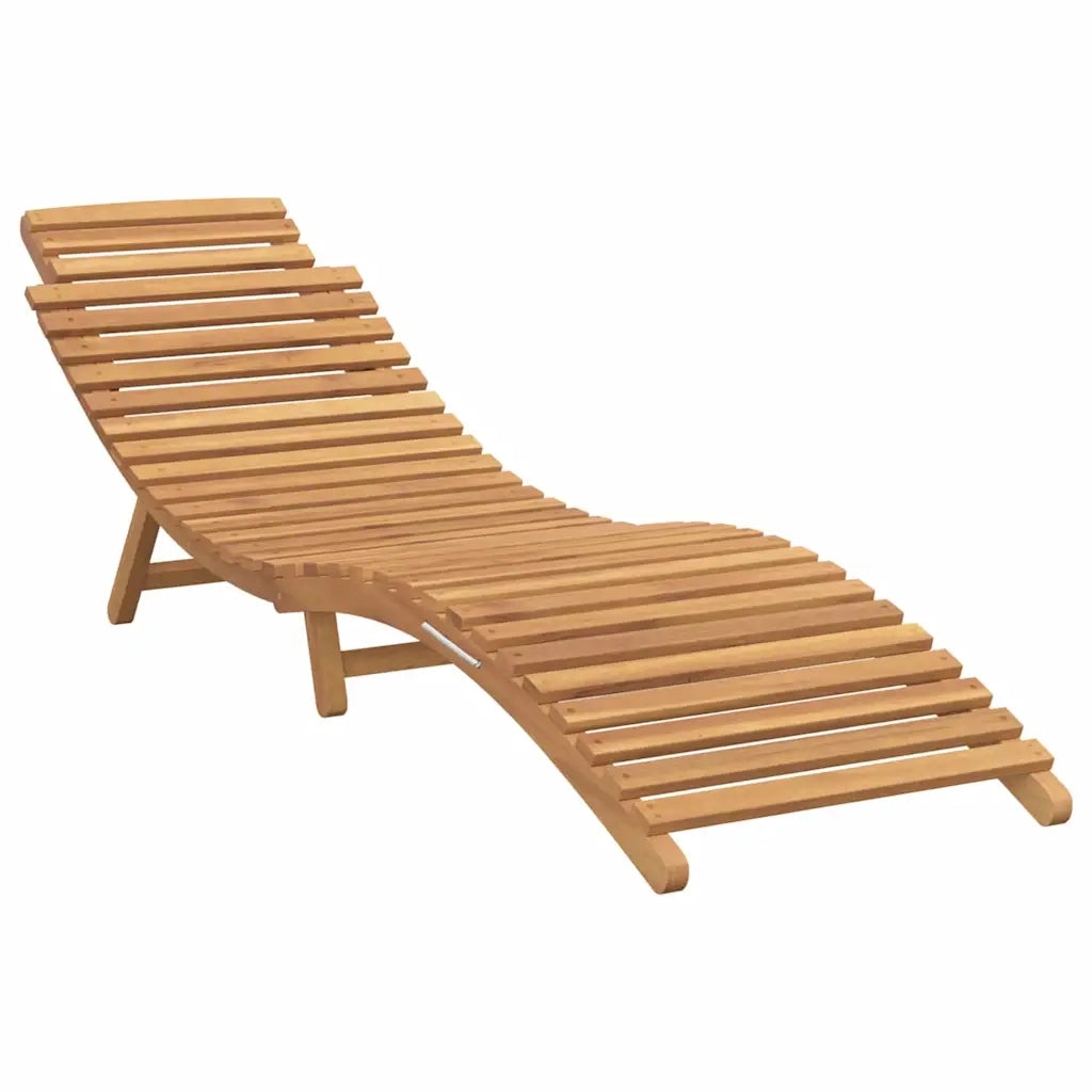 Lettino Prendisole | Sdraio da giardino | Lettino da sole da Giardino con cuscino Marrone 198 x 55 x 58,5 cm