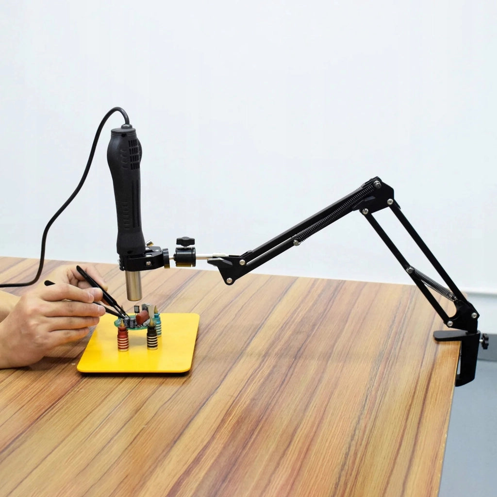 Supporto Universale con 4 Bracci Flessibili e Morsetti – Precisione e Stabilità | Ideale per Elettronica e Modellismo