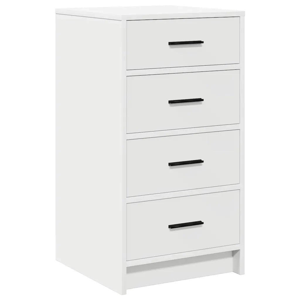 Tavolo da Trucco con cassetto 3 pcs Bianco Legno multistrato 3334209