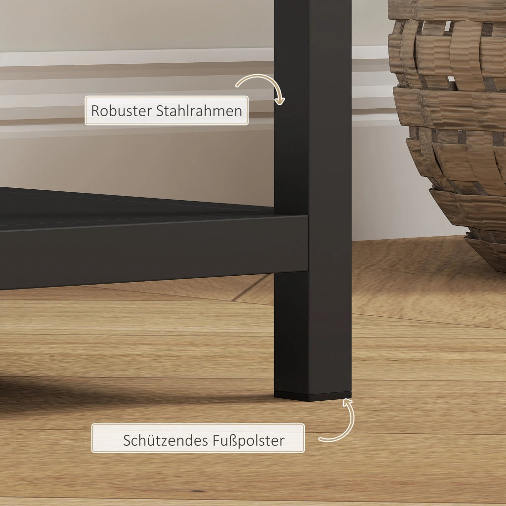Tavolo console 4 livelli ¨C Minimal ¨C nero metallo