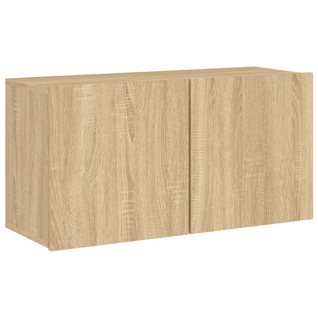 Mobili TV a Muro 5pz | Armadietto TV | Mobile Porta TV Rovere Sonoma in Legno Multistrato