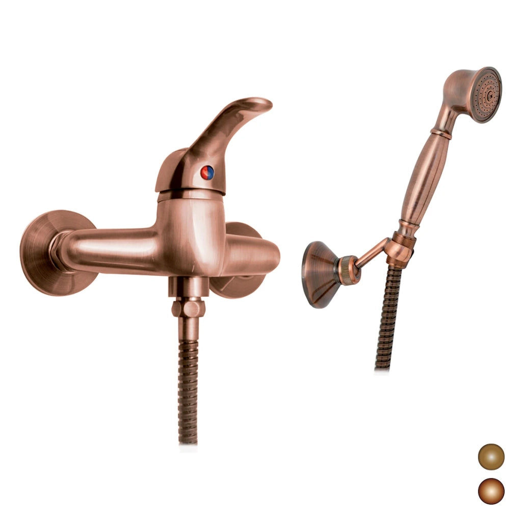 Monocomando esterno doccia DH Serie Class Bronzato