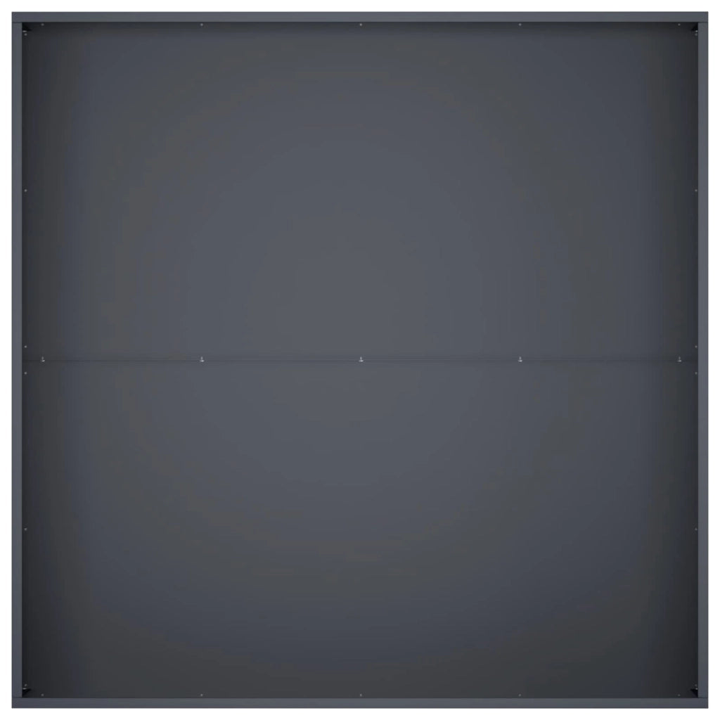 Vaso da giardino Antracite 80 x 80 x 30 cm 8005068