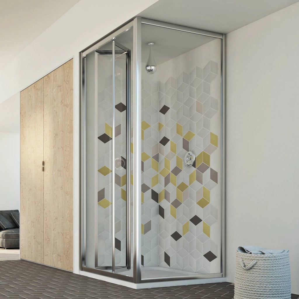 Box Doccia 80x80 AP. 80 CM H198 trasparente mod. Urban Duo P