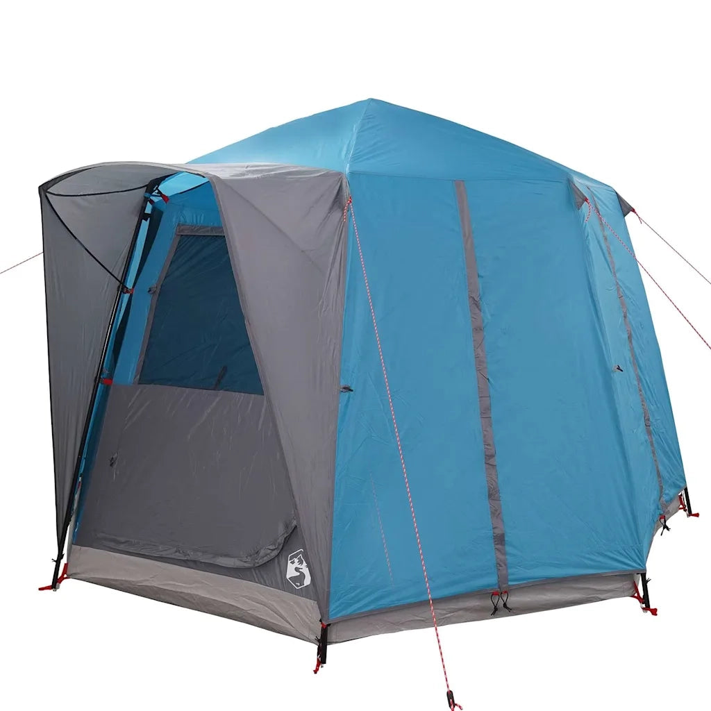 Tenda a cubo per 3 persone Blu e Grigio 320 x 320 x 203 cm