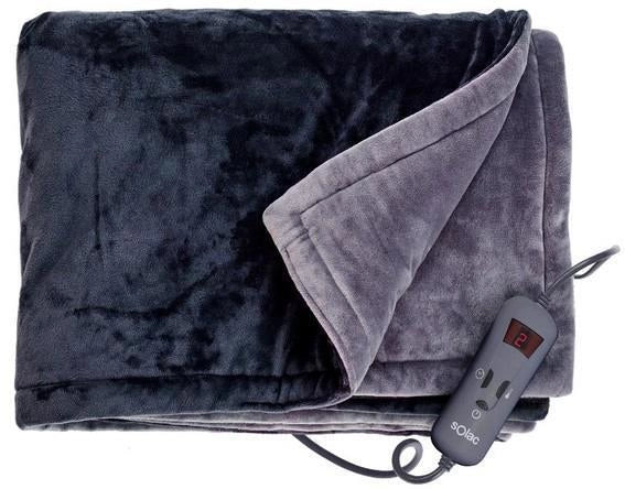 Solac CT8608 Coperta elettrica 150 W Grigio, Nero