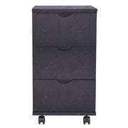 Cassettiera 33x45x60 cm Nera 245726