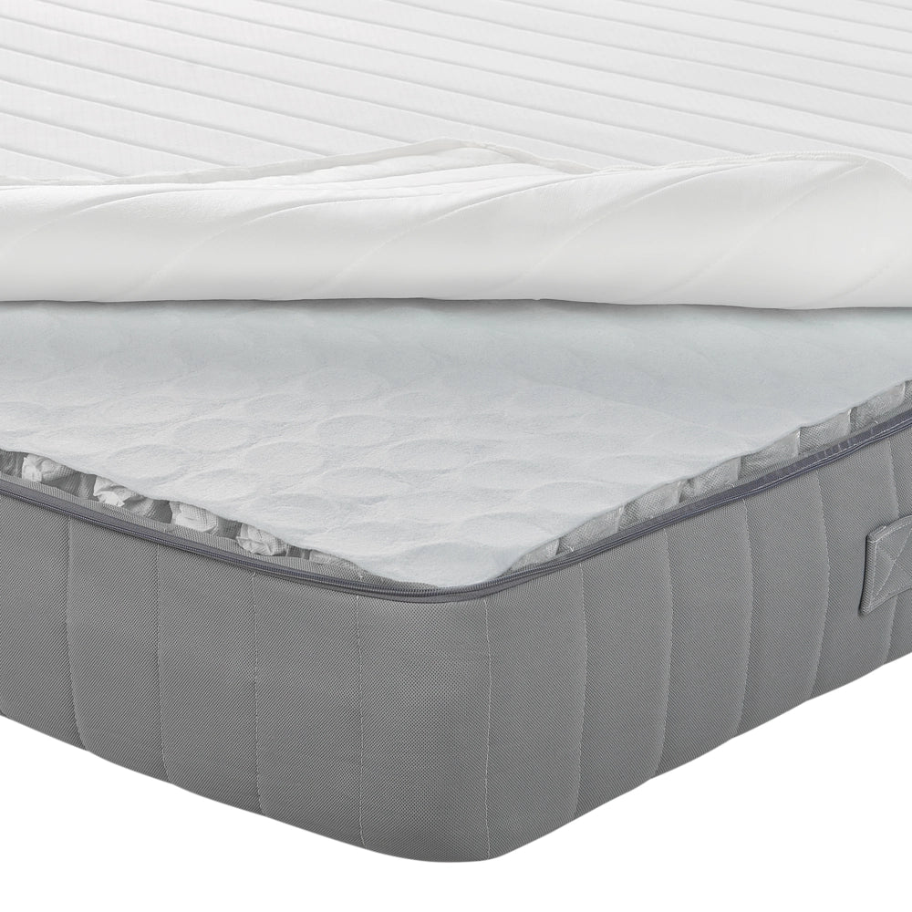 Materasso in memory foam con Molle Insacchettate a media rigidità 140 x 200 cm sfoderabile trapuntato