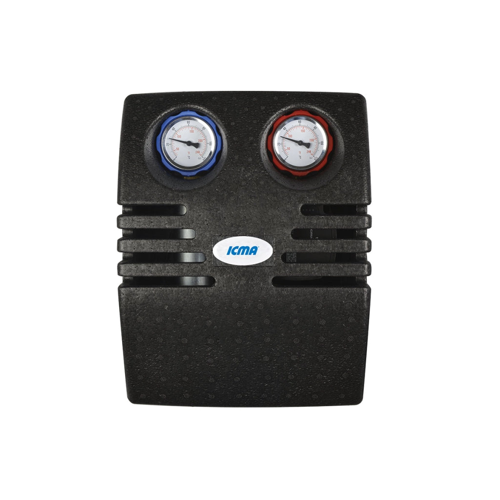 GRUPPO RILANCIO con Miscelazione a PUNTO FISSO DX con Pompa YONOS PARA RS25/6 (30°-70° C) 1"M-1"M