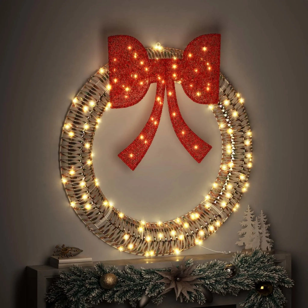 Ghirlanda con 150 LED Bianco caldo 121 x 121 x 10 cm PET 42019135