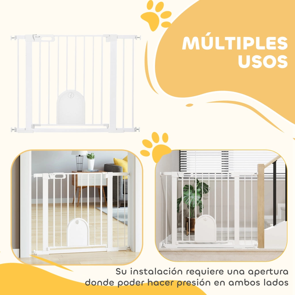 Barriera di Sicurezza per Cani ¨C Minimal ¨C Bianco 75-103 cm