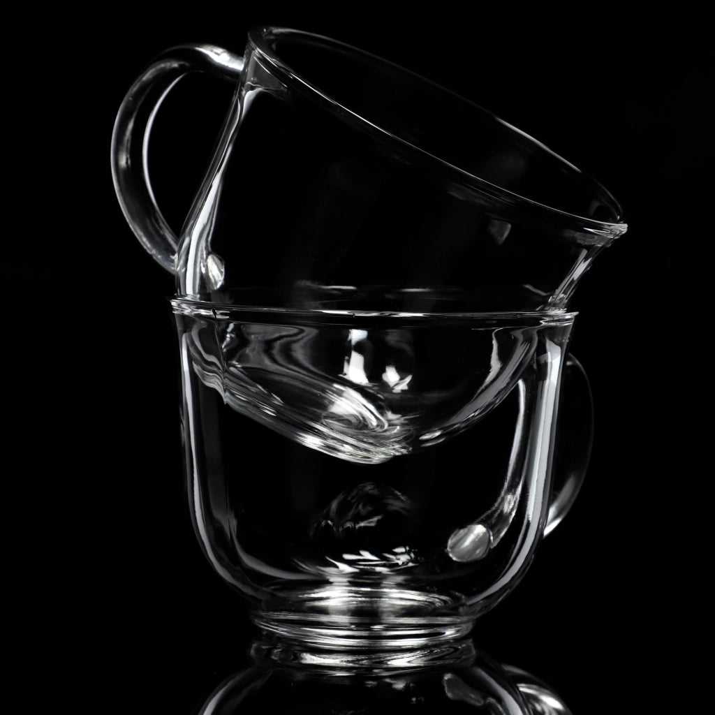 Set di 4 bicchieri da tè/caffè invernali KADAX da 480 ml con manico.