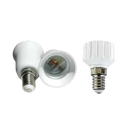 ADATTATORE PORTALAMPADA Da E14 a GU10 - LAMPO