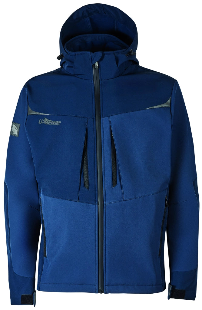U-Power GIUBBINO SOFTSHELL VERVE Col. Blu  Mis.  XL