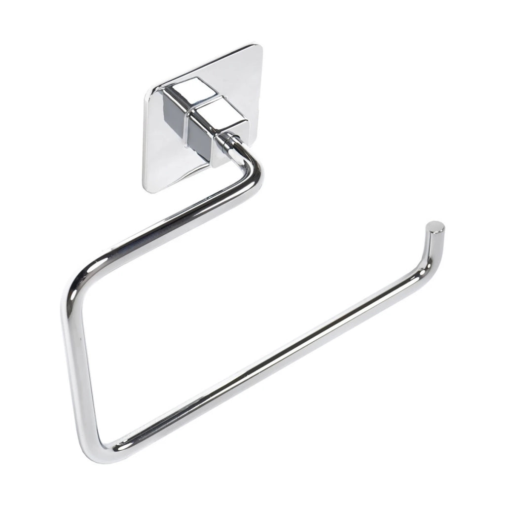 Porta asciugamani ad anello METAF COLD WIND cromo 18 cm