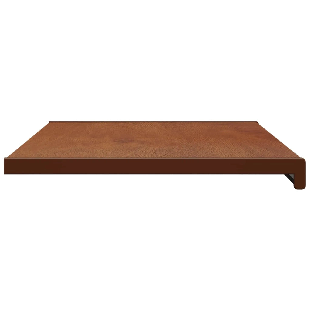 Soglia della Finestra Legno Marrone 80 x 45 x 4,5 cm PVC 42046928