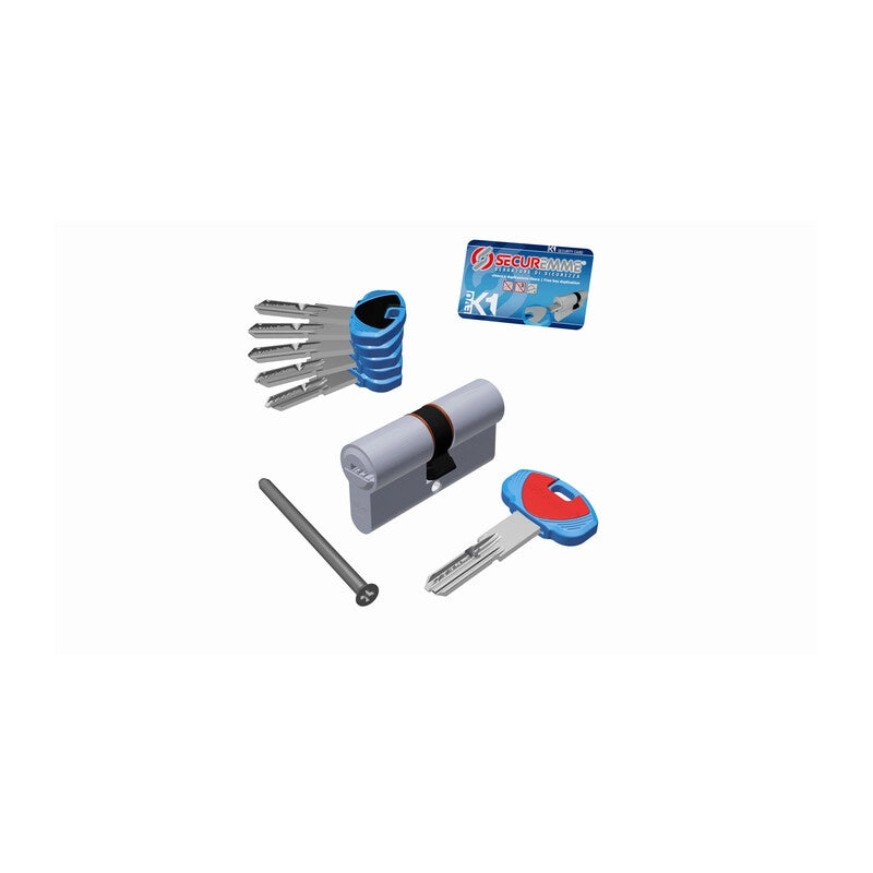 CILINDRO K1 SAGOMATO C/5CH+1C 30+45 CR SAT SECUREMME