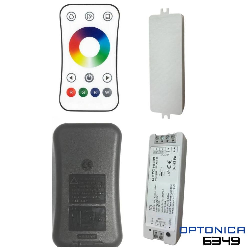 Telecomando led rgb professionale con ricevitore rf