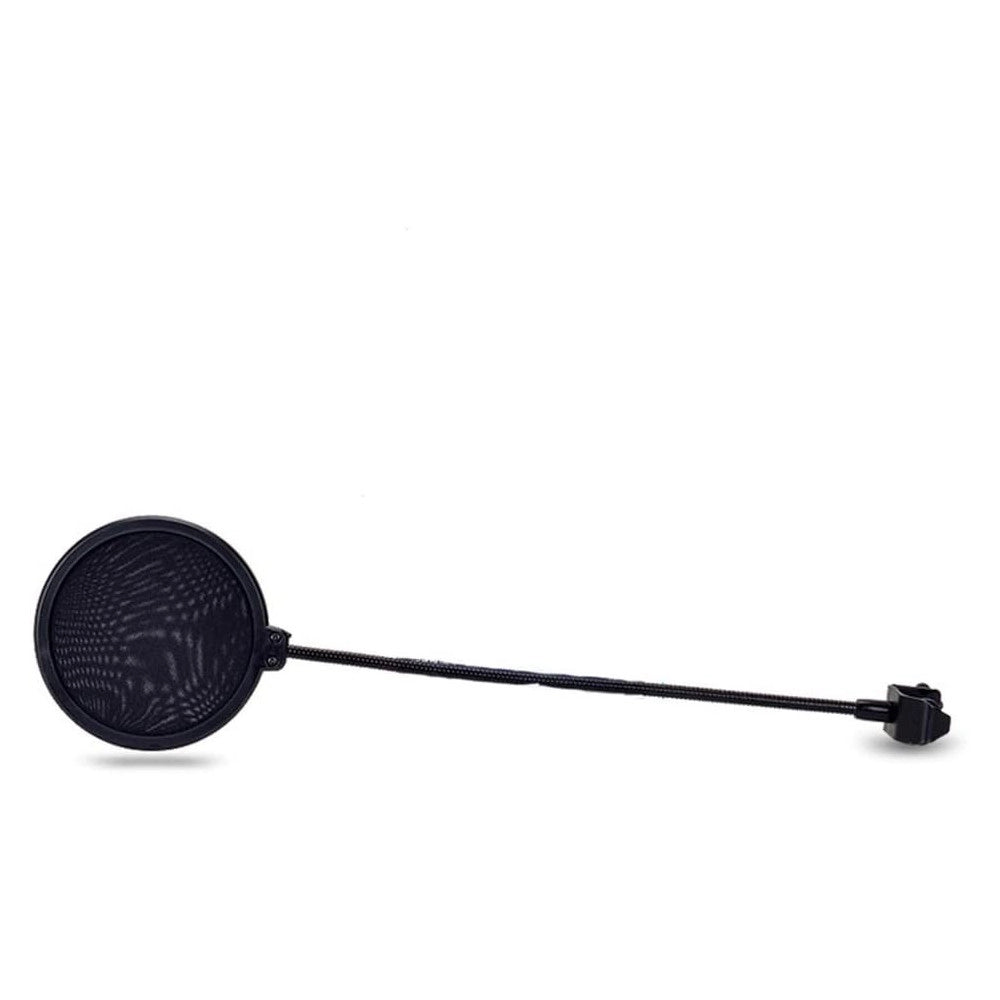 Trade Shop - Filtro Pop Per Microfono Q-a193 Pop Sheild Con Clip Di Supporto Base Flessibile -