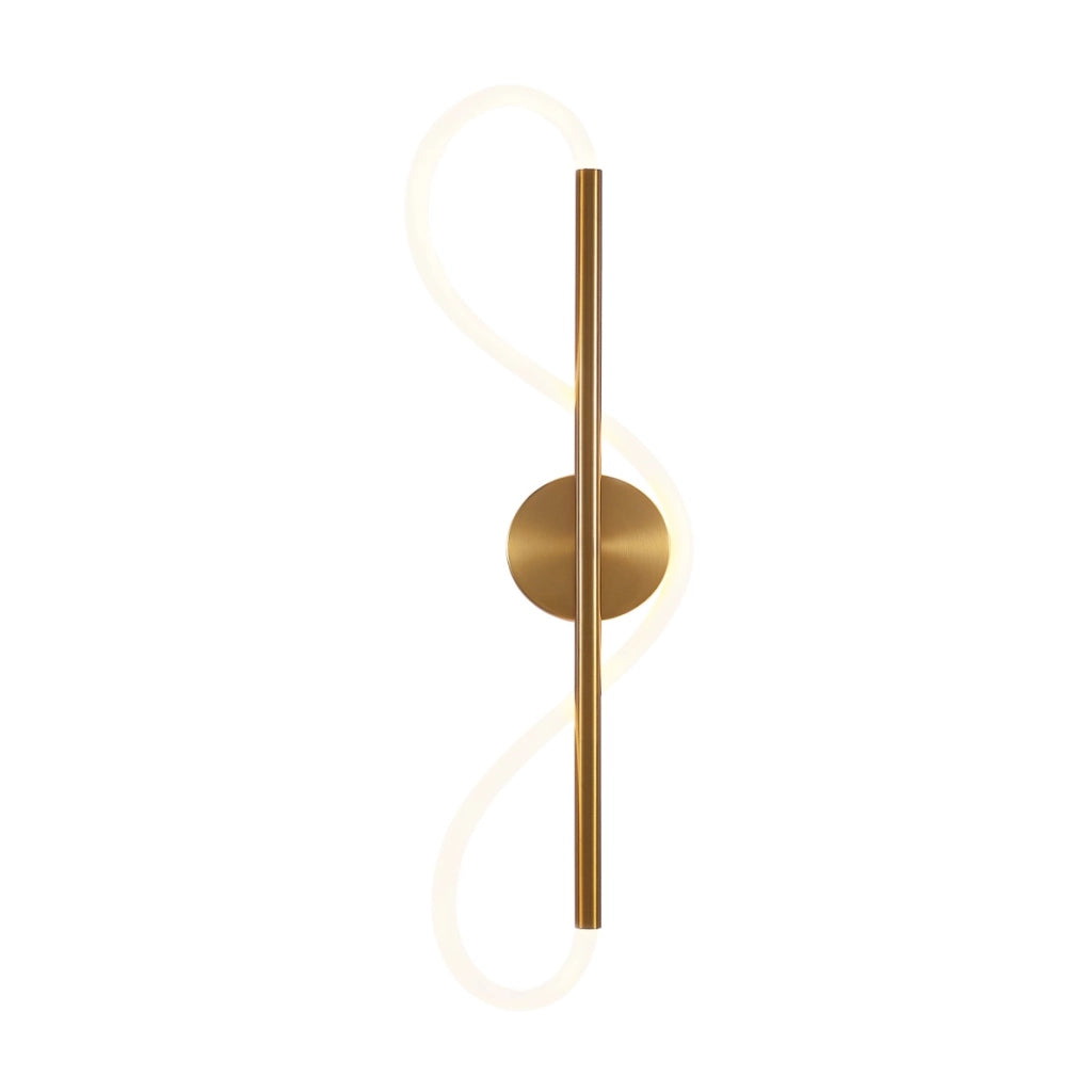 Applique moderna LED 19W 4000K 2230lm oro EMMA Polux