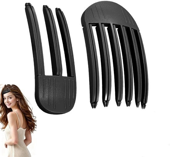 Clip per volume capelli - 2 pezzi - Spilla per capelli fissa - Senza segni di radice capelli - Clip di sollevamento - Progettazione sicura - Volume diretto - Clip per capelli