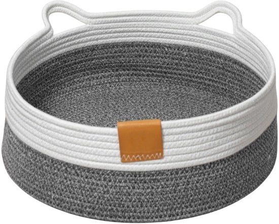 Letto per Gatti Opportuno - Design Universale - Resistente alle Griffe - 35 cm di Diametro - Posto di Riposo Comodo - Letto per Animali Domestici