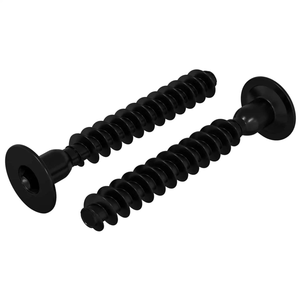 Vite a testa esagonale 2 pcs Nero M5 x 40 mm Ferro 864541