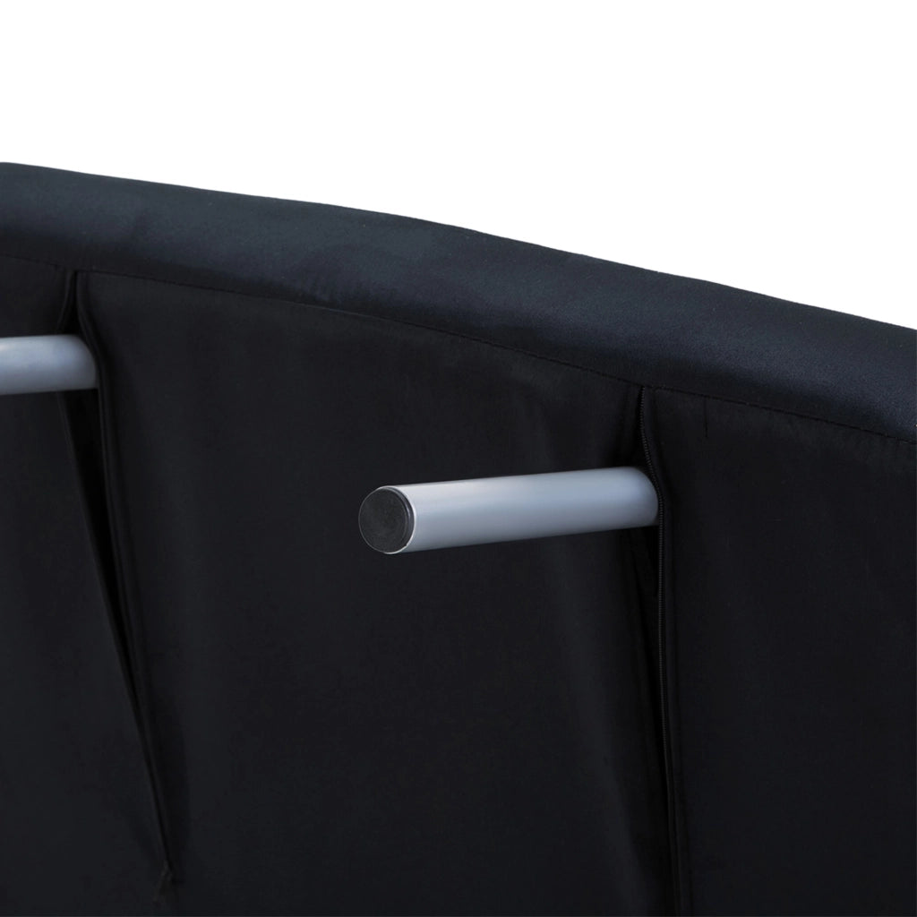 Divano letto 3 posti con cuscino ¨C Minimal ¨C Nero