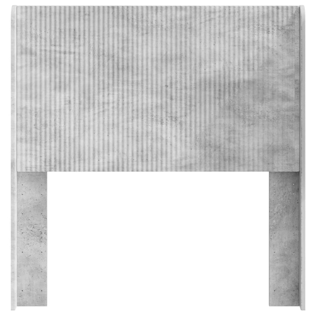 Testiera Letto Grigio Cemento Legno ingegnerizzato 889618