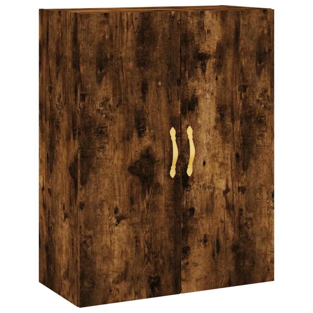 Credenza | Madia | Buffet da pranzo | Armadio da pranzo Rovere Fumo 69,5x34x180 cm in Legno Multistrato