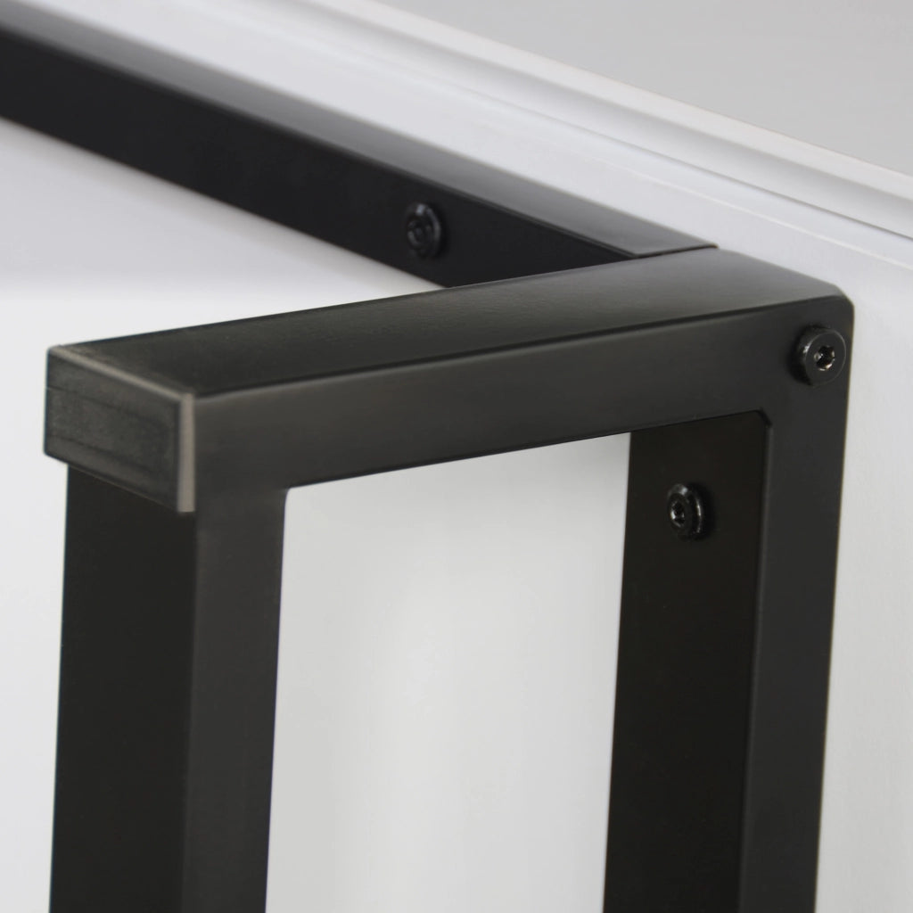 Mobile TV ¨C MINIMAL ¨C Bianco e Legno, 180x50x38 cm