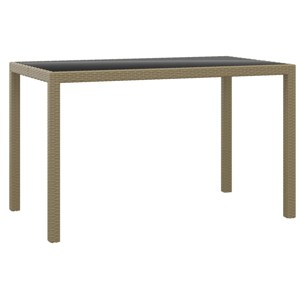 Set da pranzo da giardino composto da 3 pezzi con cuscini in polyrattan beige 02_0014523