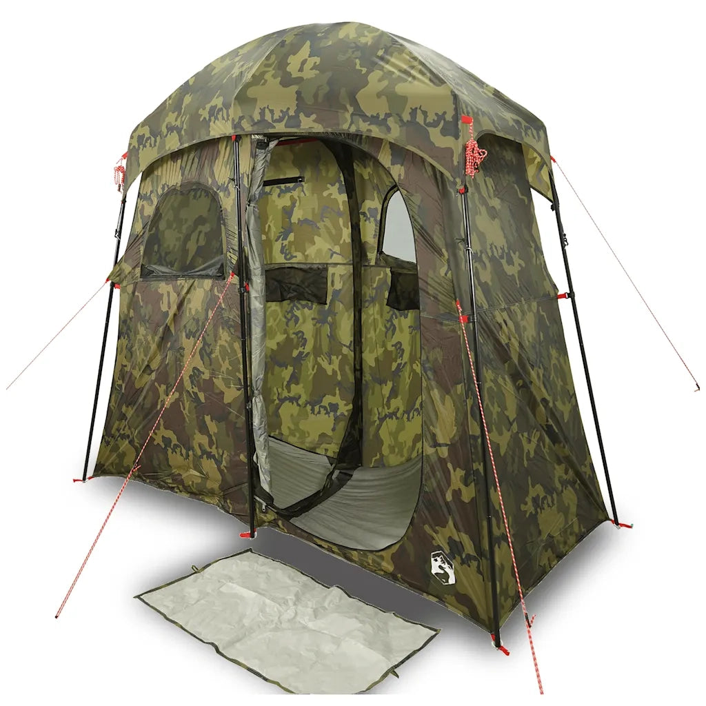 Tenda da Doccia per 2 Persone Mimetica Impermeabile 4009538
