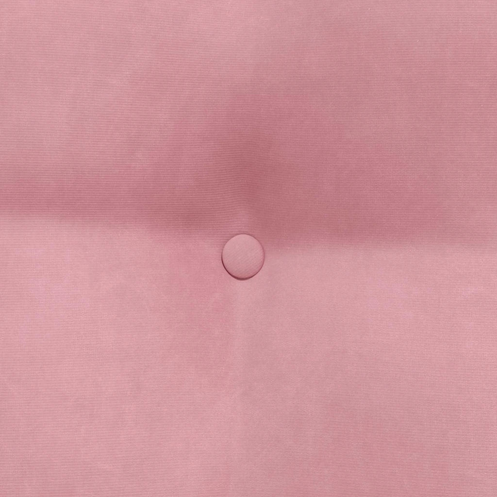 Cuscino per Schiena Rosa 60 x 24 x 50 cm Velluto 42014404