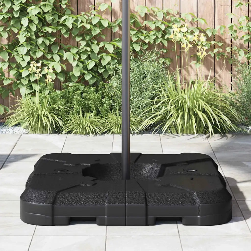 Base per Ombrellone a Braccio Nero 88,5 x 88,5 x 12 cm 42006933